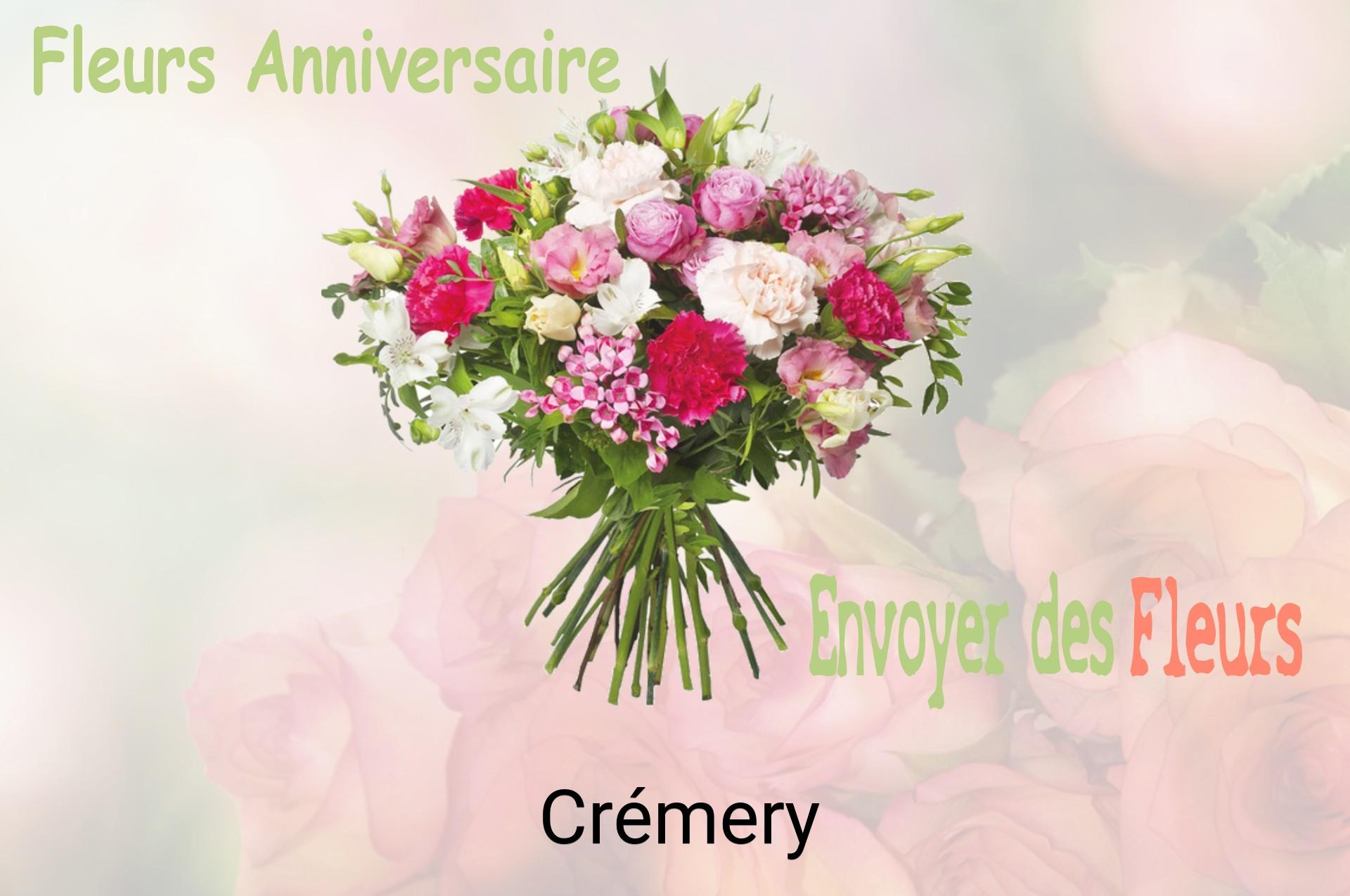 Bouquet de fleurs d’anniversaire livré à Crémery